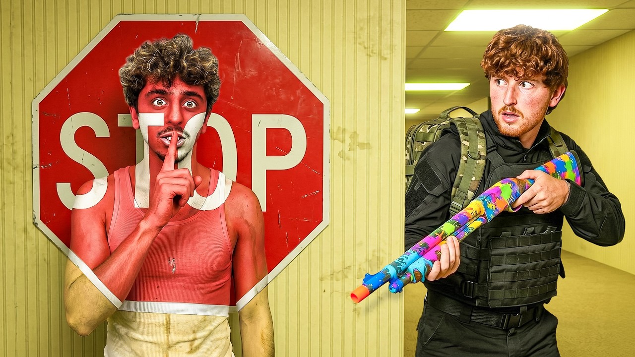 We Played Hide & Seek But With Paint! thumbnail from YouTube