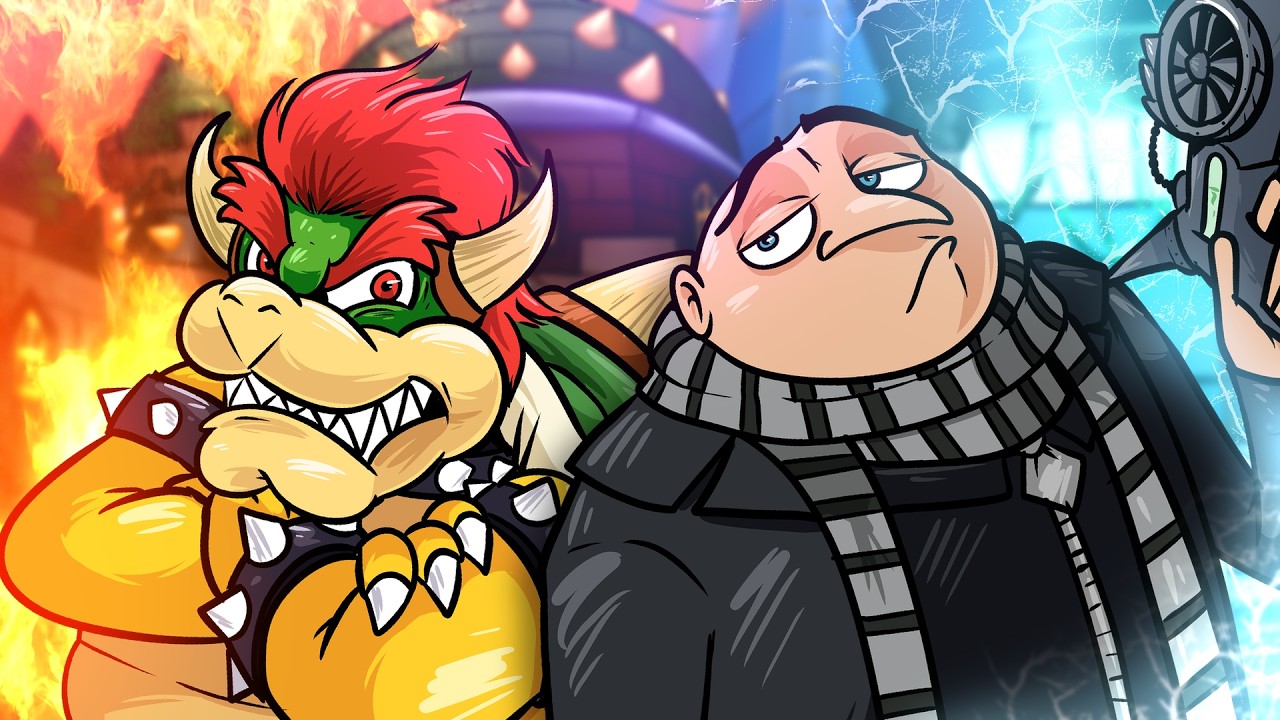 Gru vs Bowser - RAP BATTLE! - ft. @TheStupendium & @McGwireMusic thumbnail from YouTube
