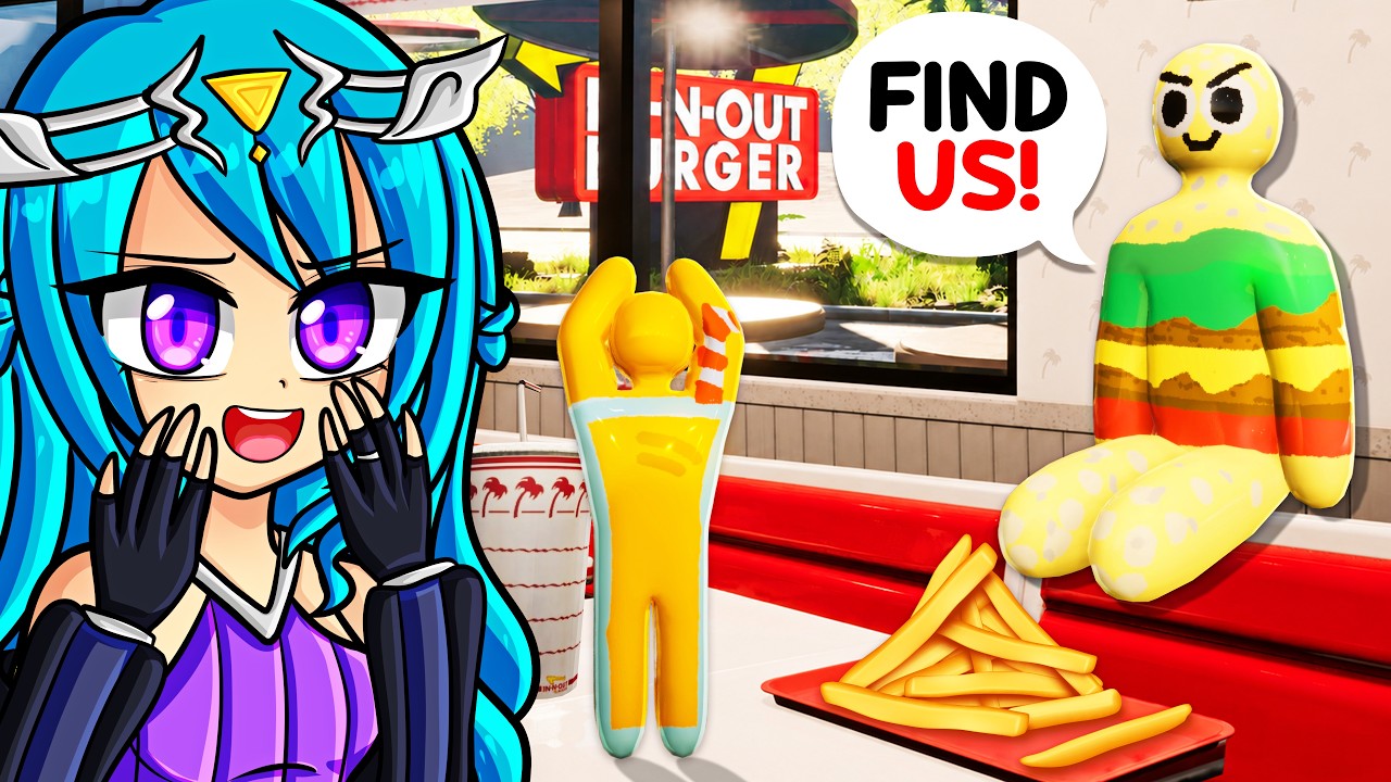 Hiding as FAST FOOD in Meccha Chameleon! thumbnail from YouTube