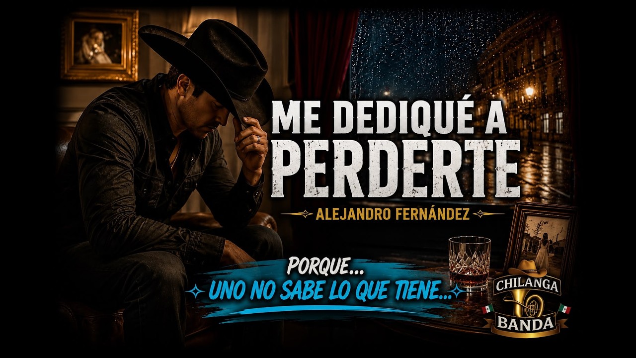 Alejandro Fernández - Me Dediqué a Perderte (Letra - Lyrics) thumbnail from YouTube