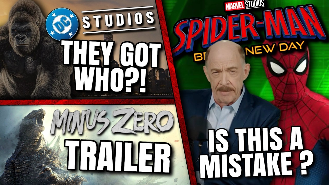 Spider-Man No Jameson, DCU Gorilla Grodd Cast, Godzilla Minus Zero Trailer & MORE!! thumbnail from YouTube