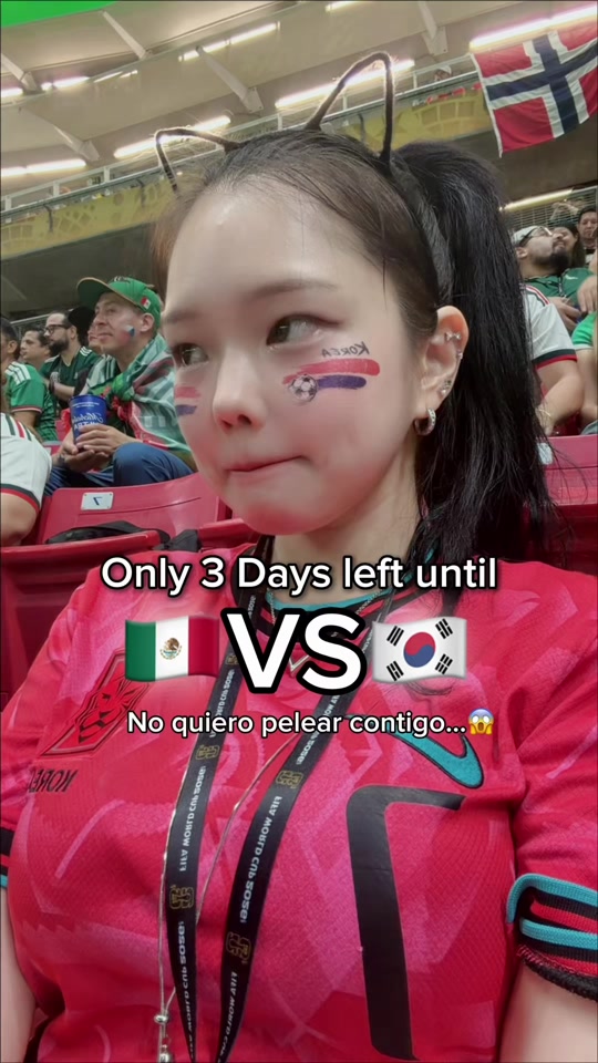 Por 90 minutos seremos rivales, pero fuera de la cancha seguiremos siendo hermanos. 🥹🇲🇽🤝🇰🇷 thumbnail from TikTok