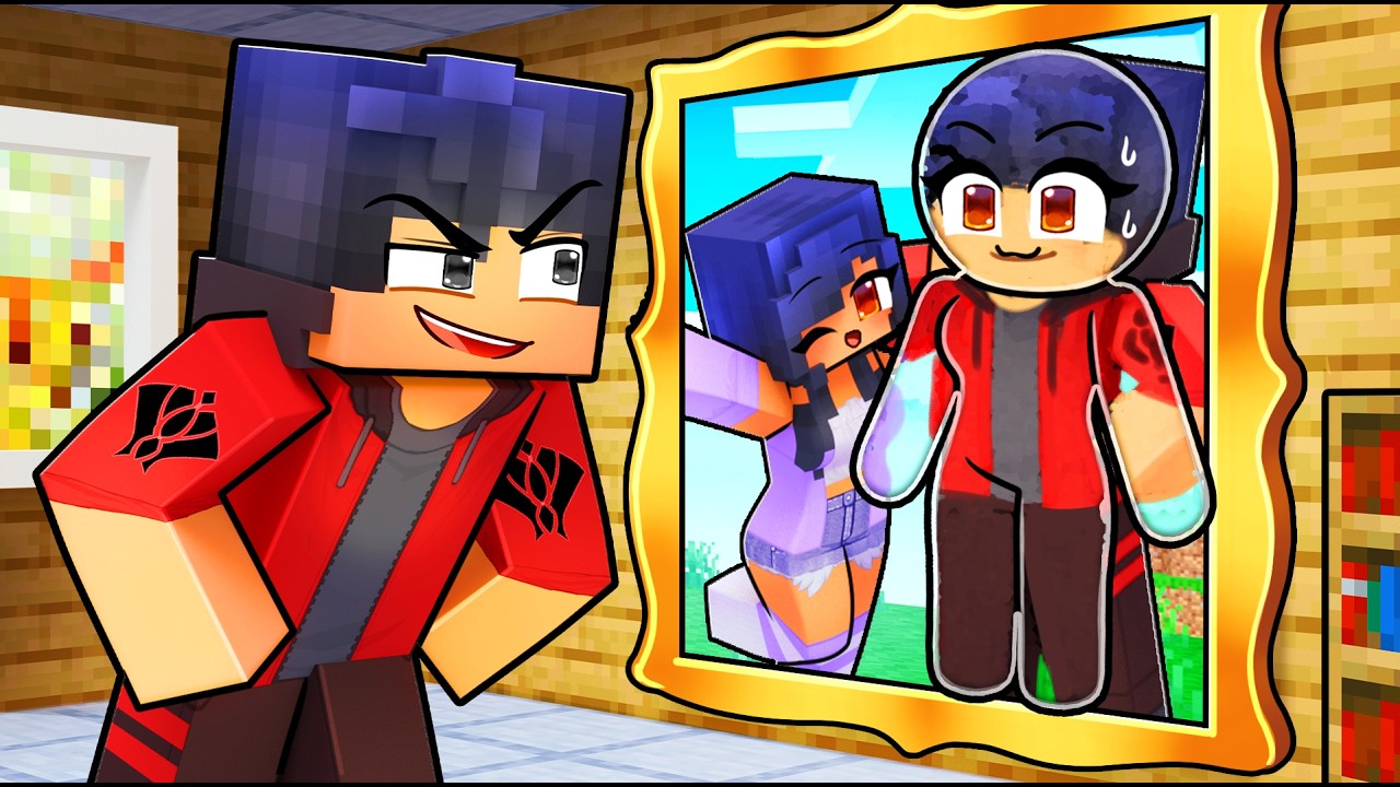 Hiding as AARON in MECCHA CHAMELEON! thumbnail from YouTube