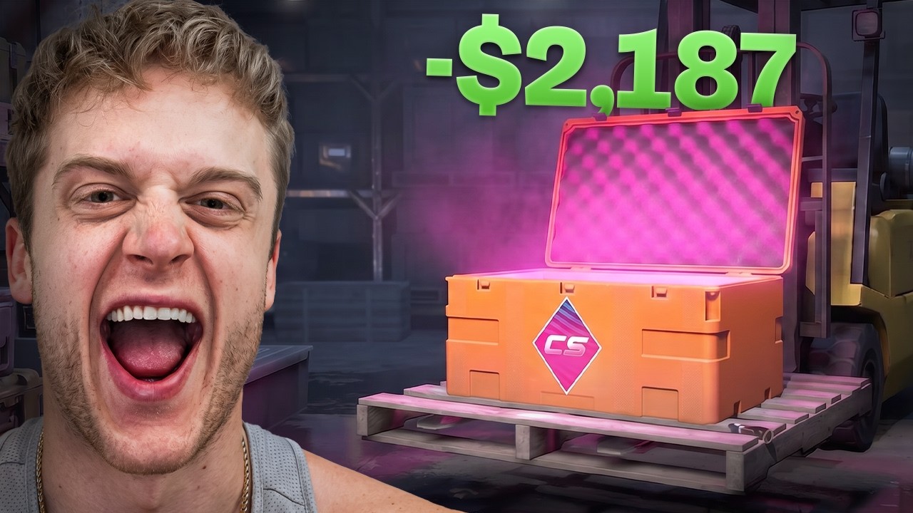 IM ADDICTED TO CSGO CASES thumbnail from YouTube