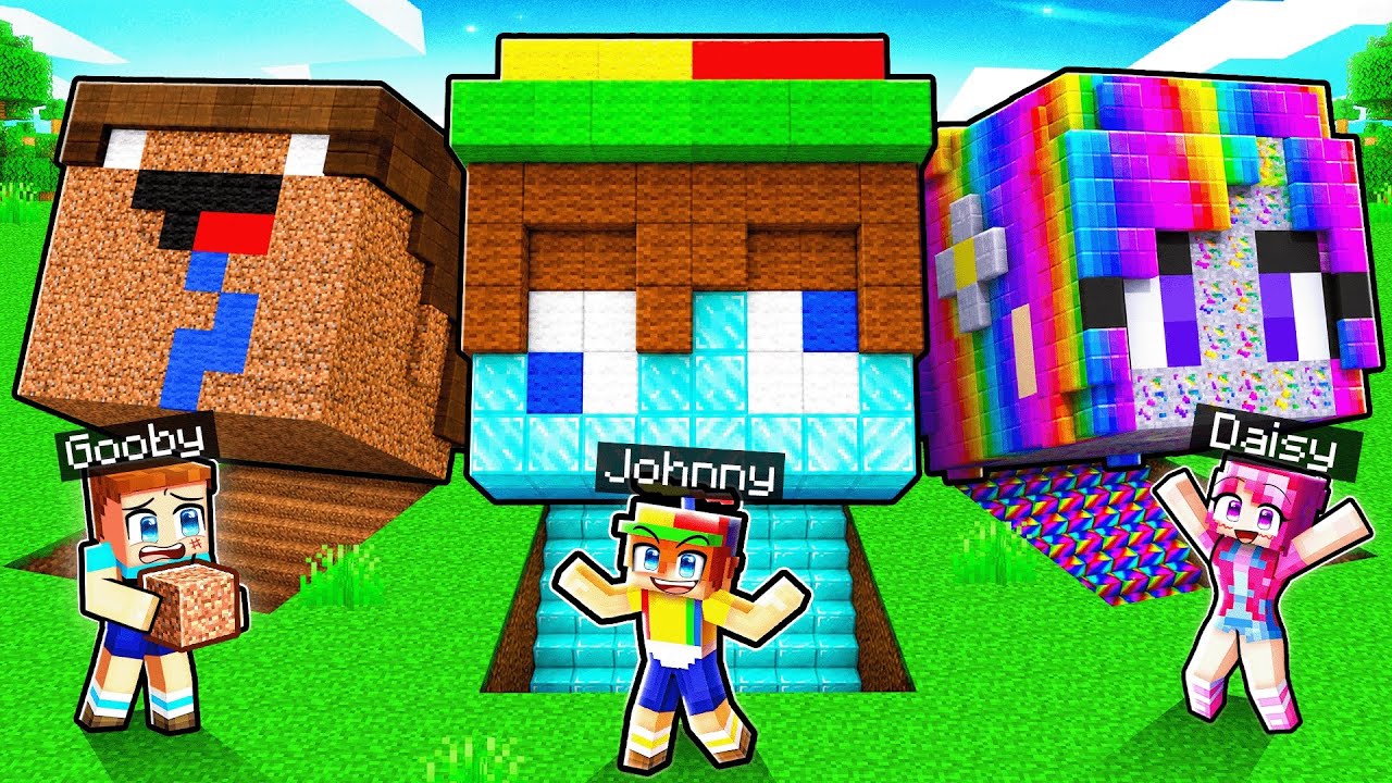 UNDERGROUND HEAD BASE BATTLE in Minecraft! thumbnail from YouTube
