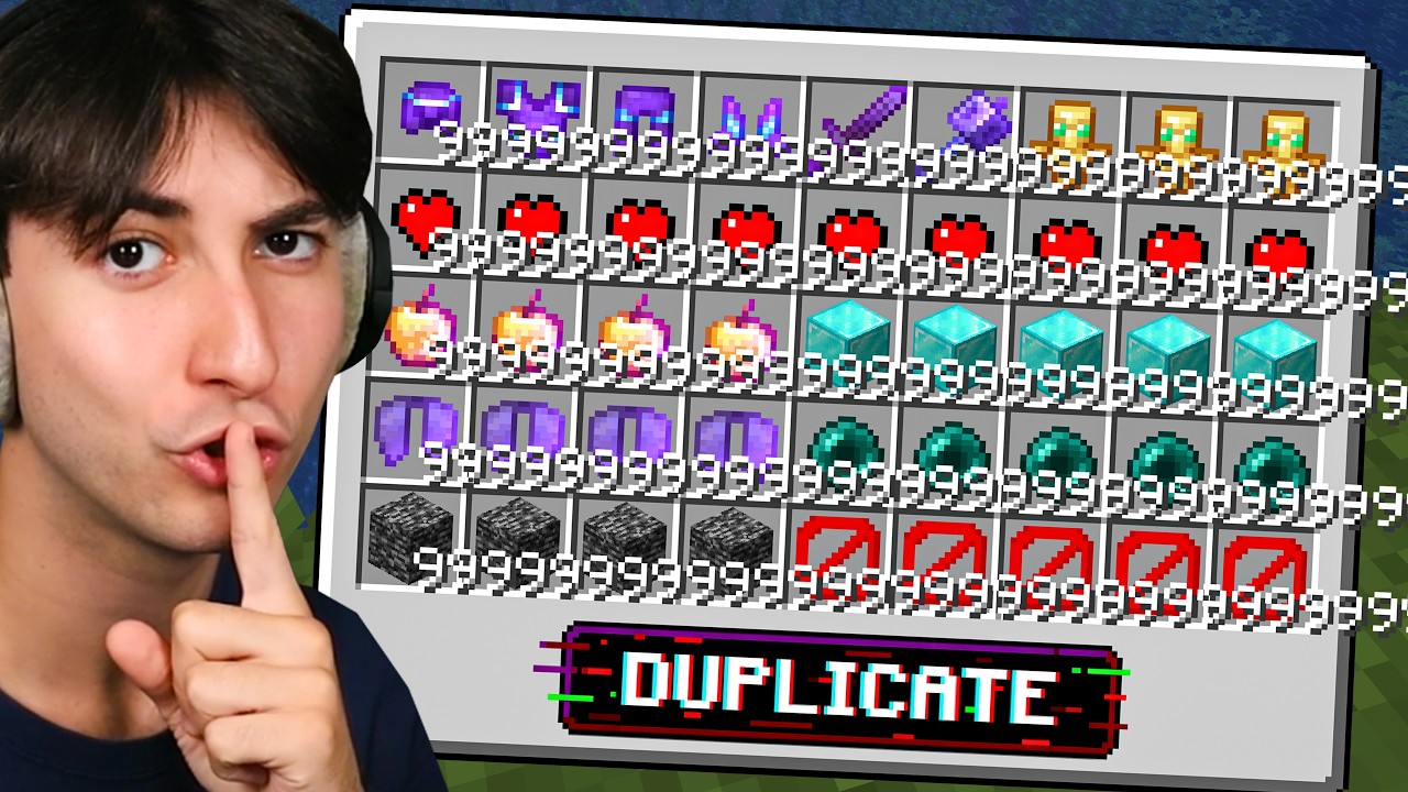 I Secretly Duped EVERY Item in Minecraft thumbnail from YouTube