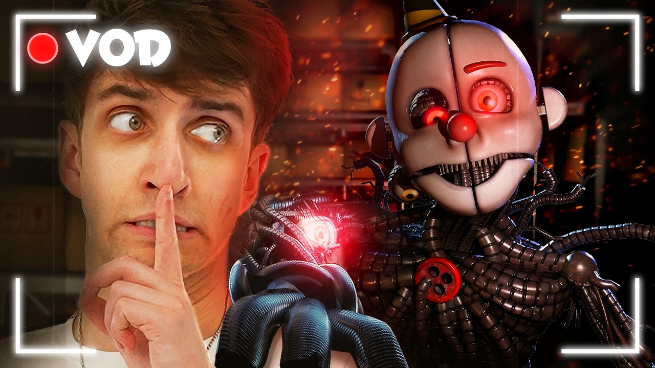 I BEAT FNAF GLITCHED ATTRACTION (Pezzy VOD) thumbnail from YouTube