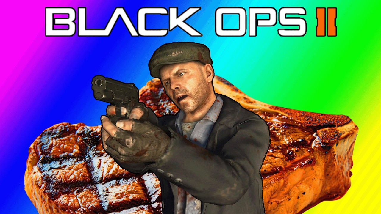 Black Ops 2 Zombies - Easter Egg Attempt, Steak Fail, and More! (Mob of the Dead) thumbnail from YouTube