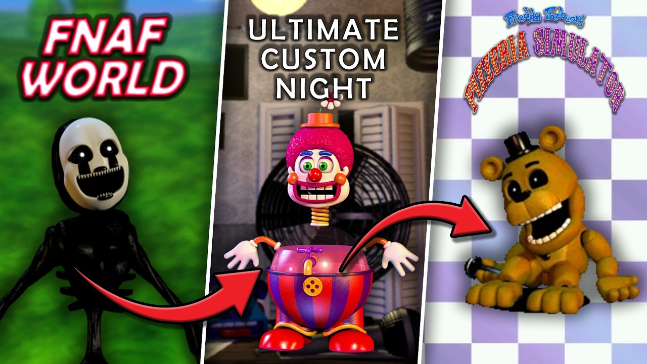 I tried a 3 FNAF game CROSS-RANDOMIZER thumbnail from YouTube