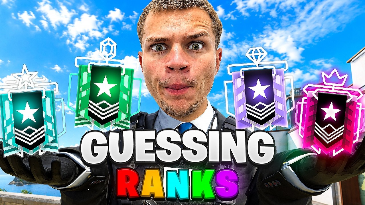 IMPOSSIBLE GUESSING RANKS (Rainbow Six Siege) thumbnail from YouTube