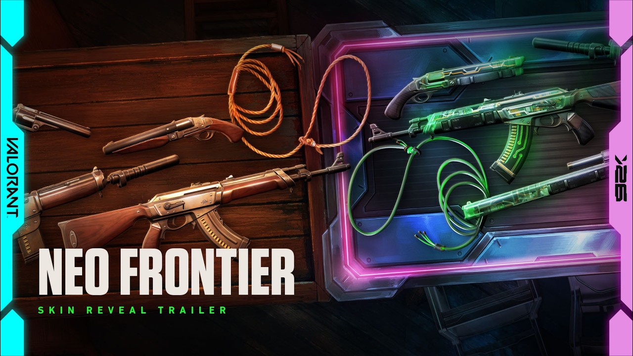 FORGE THE FUTURE // Neo Frontier Skin Reveal Trailer - VALORANT thumbnail from YouTube