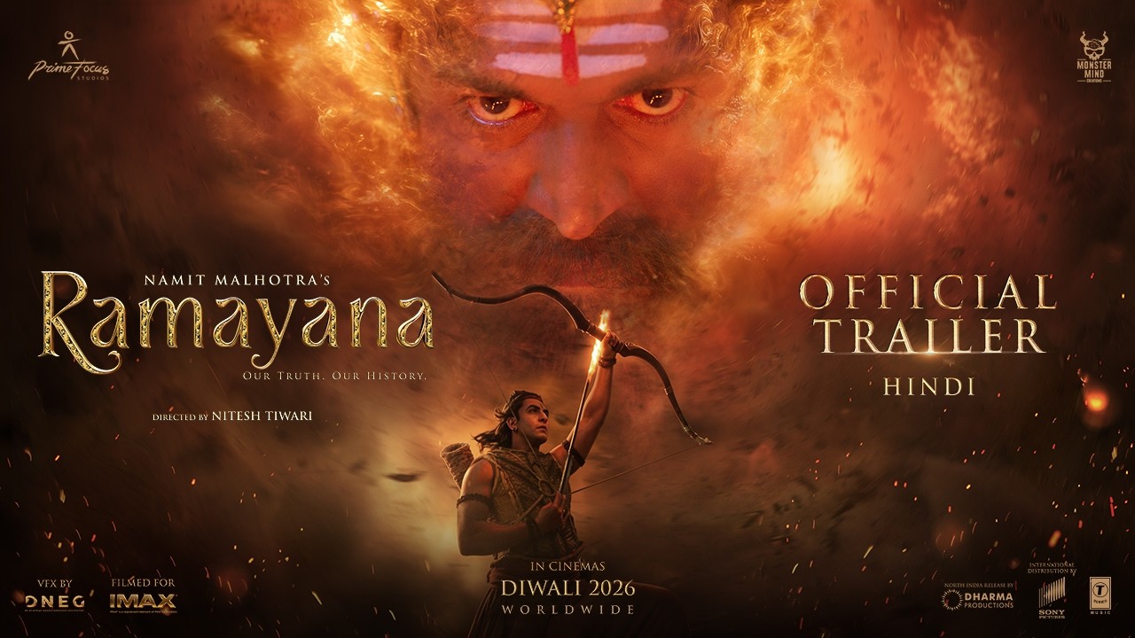 Namit Malhotra’s Ramayana- Hindi Trailer | Nitesh Tiwari | Ranbir, Yash, Hans Zimmer, A.R.Rahman thumbnail from YouTube