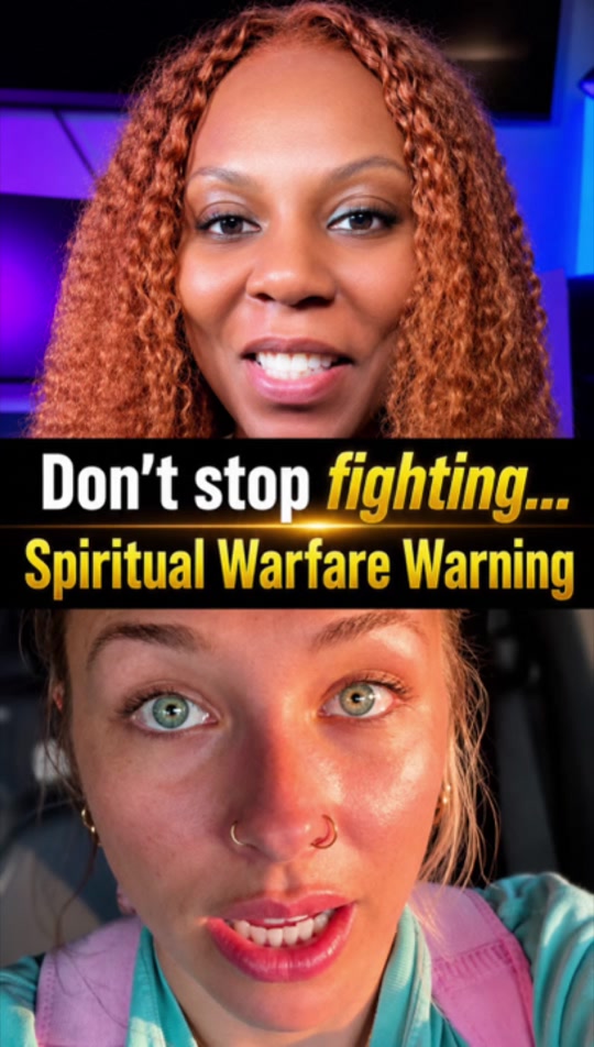 Don’t Stop Fighting — Keep Your Eyes on God 🙏🏾✝️💙 Some days the warfare feels heavy. The bills feel higher. The ba... thumbnail from TikTok