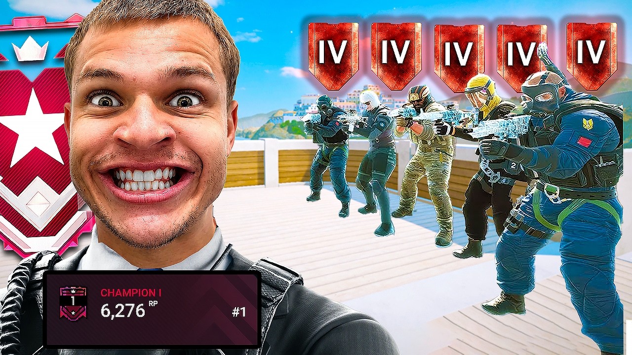 Can 1 Champion beat 5 Coppers in Rainbow Six Siege? thumbnail from YouTube