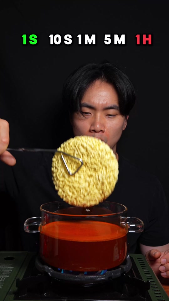 I Cooked RAMEN for ONE HOUR😱 thumbnail from TikTok