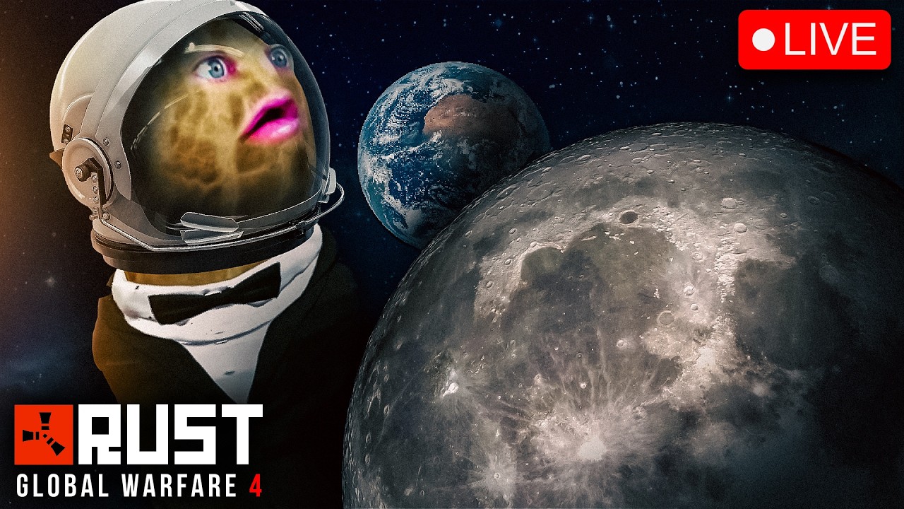 🔴LIVE | RUST: GLOBAL WARFARE | MOON LAUNCH AT 4PM CT | 3 NUKES ON THE MOON | FINAL DAY | #BUNGULATE thumbnail from YouTube