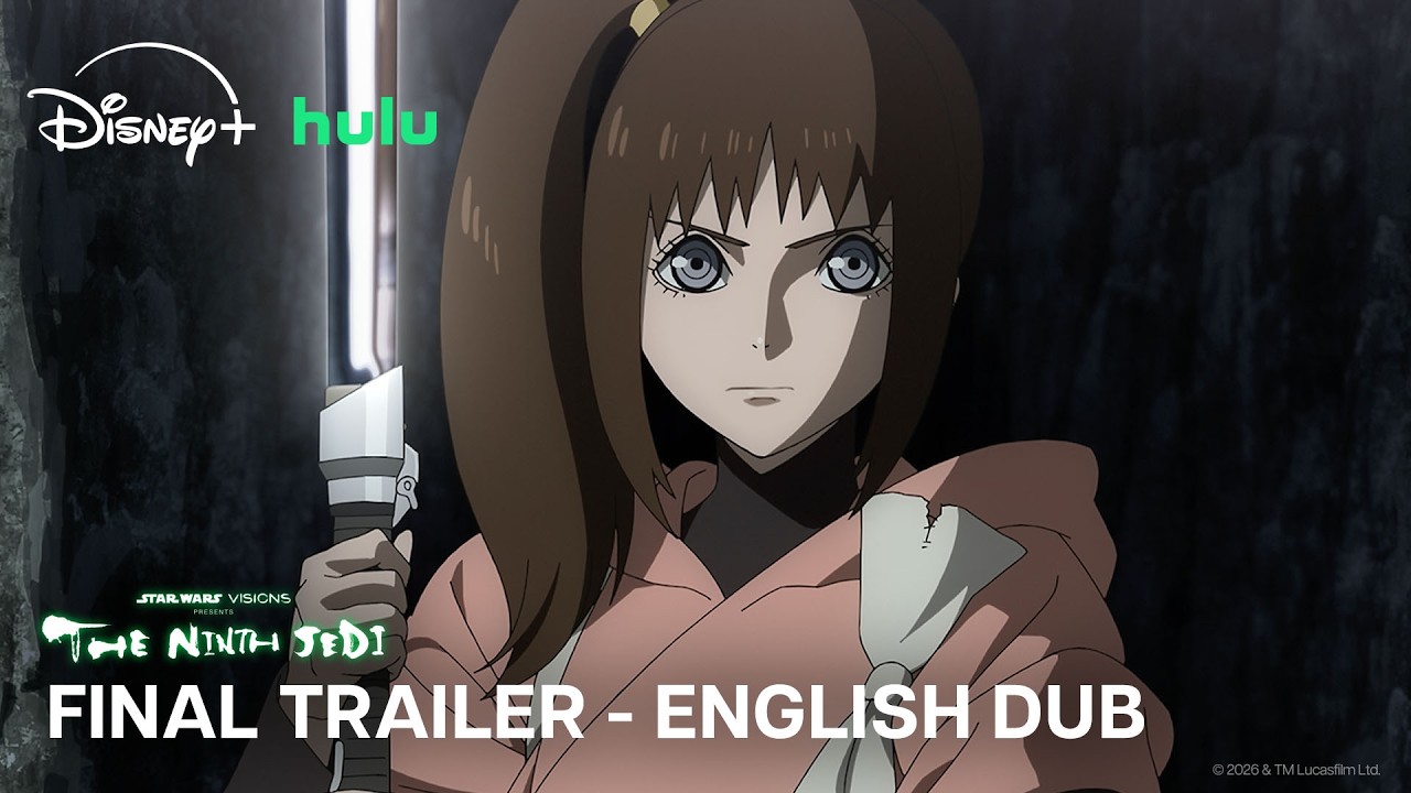 Star Wars: Visions Presents - The Ninth Jedi | English Dub Final Trailer | Aug. 5 on Disney+ & Hulu thumbnail from YouTube