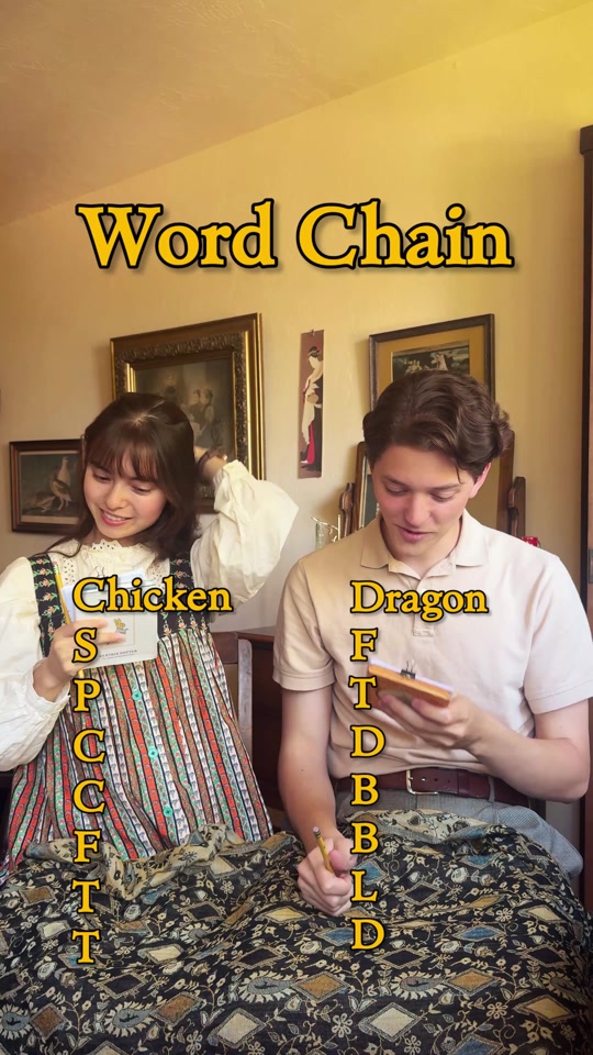 Guessing the words in the word chain! thumbnail from TikTok