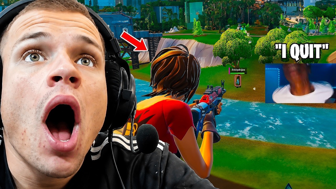 Hunting a HACKER Until They RAGE QUIT Again *JYNXZI REACTS* thumbnail from YouTube