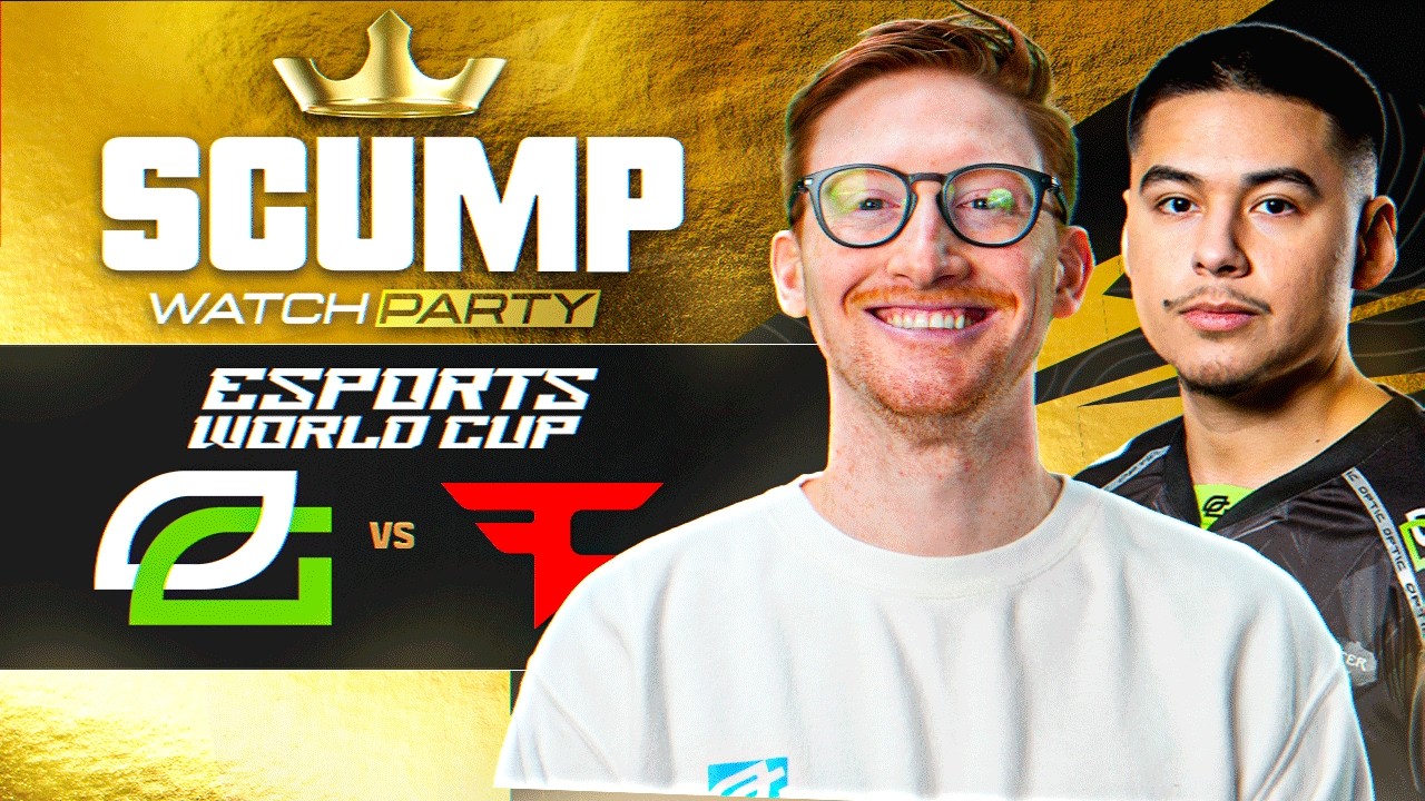 OpTic GAMING vs FAZE!! SCUMP WATCH PARTY - ESPORTS WORLD CUP DAY 4 thumbnail from YouTube