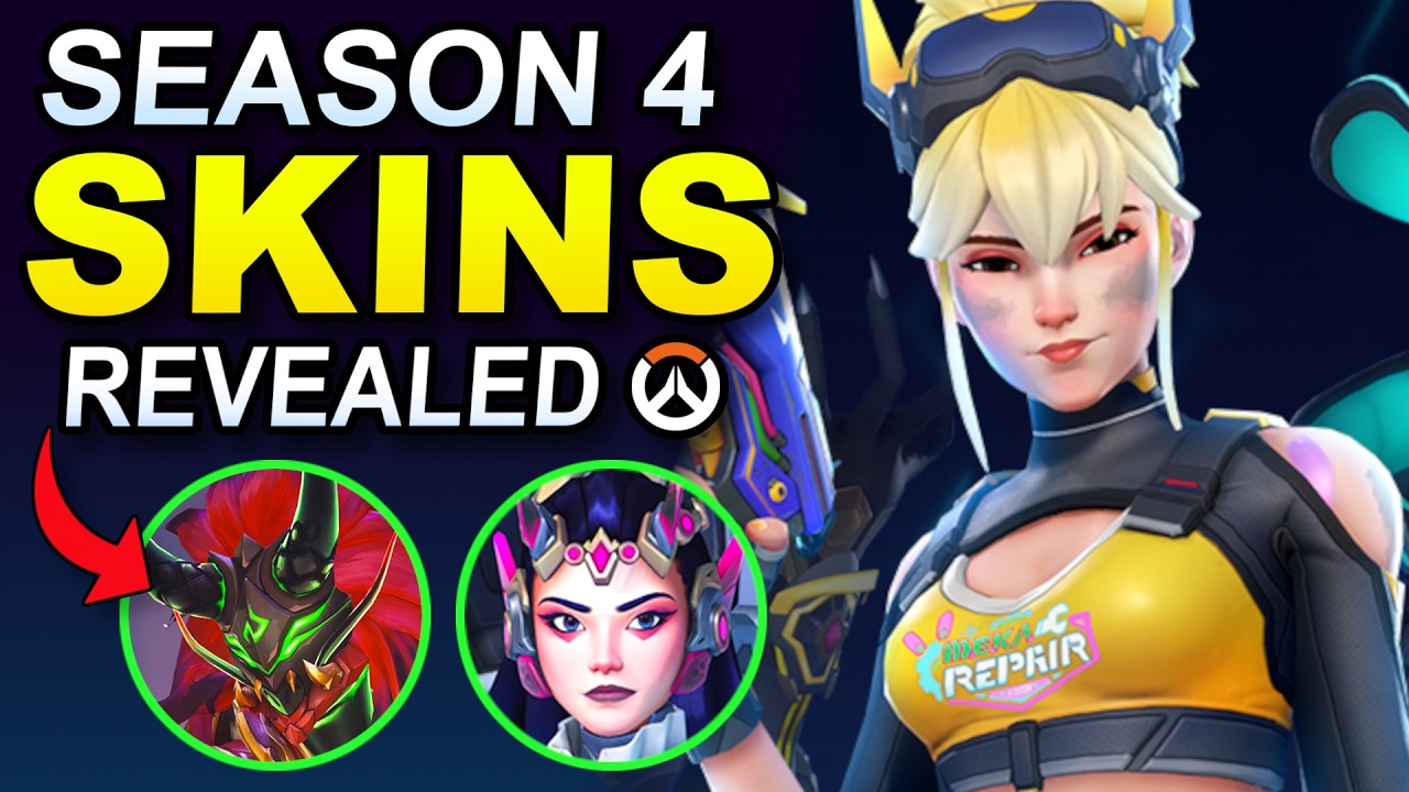 All New Skins, Old Battle Passes Return, & MORE! - Overwatch Season 4 Trailer Breakdown thumbnail from YouTube