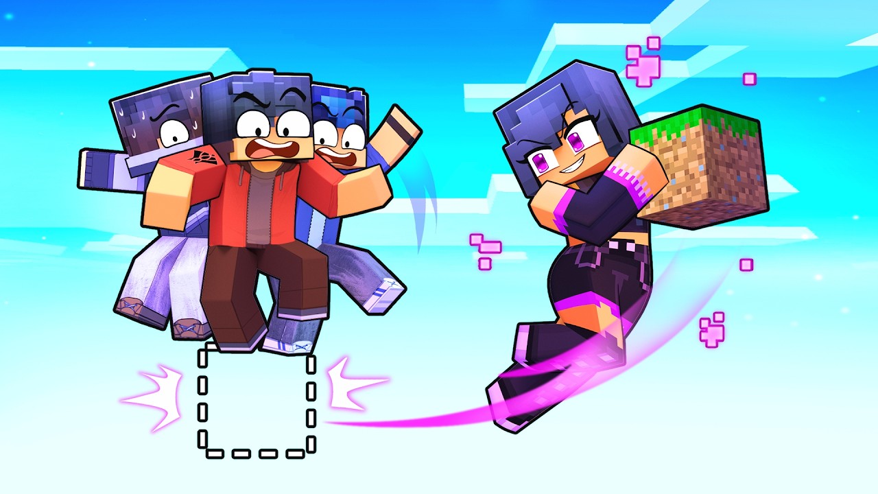 ENDER GIRL Crashes an ALL BOYS Block! thumbnail from YouTube