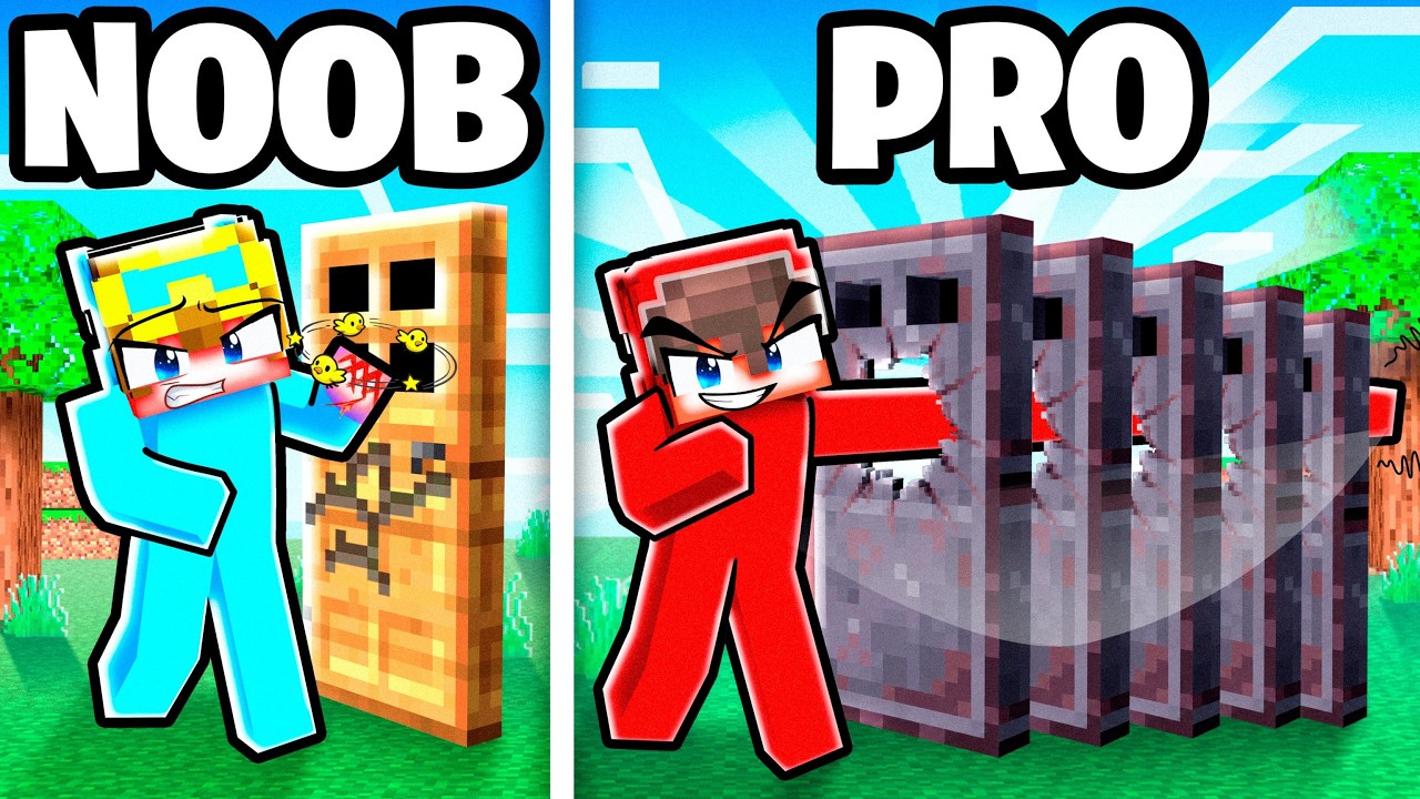 NOOB vs PRO: Break DOORS Battle! thumbnail from YouTube