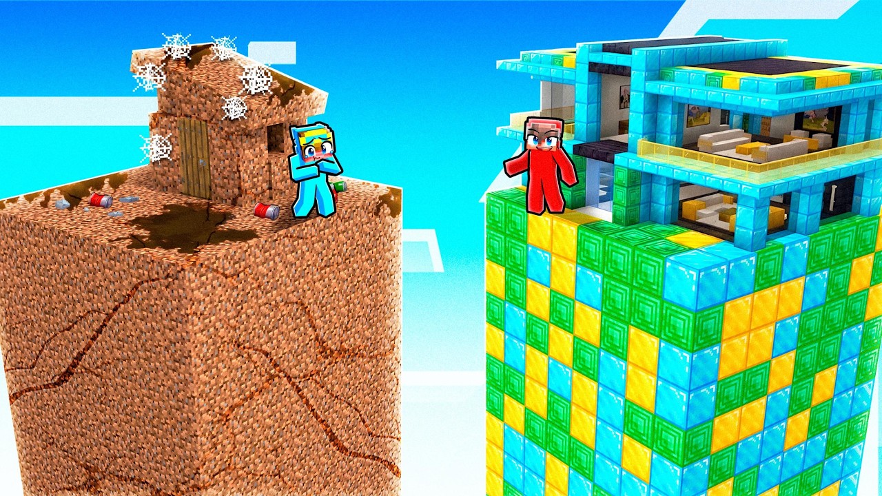 From POOR to RICH Chunk in Minecraft! thumbnail from YouTube