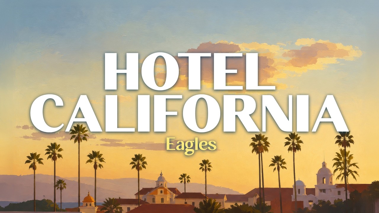 Eagles | Hotel California | Lyrics Video thumbnail from YouTube