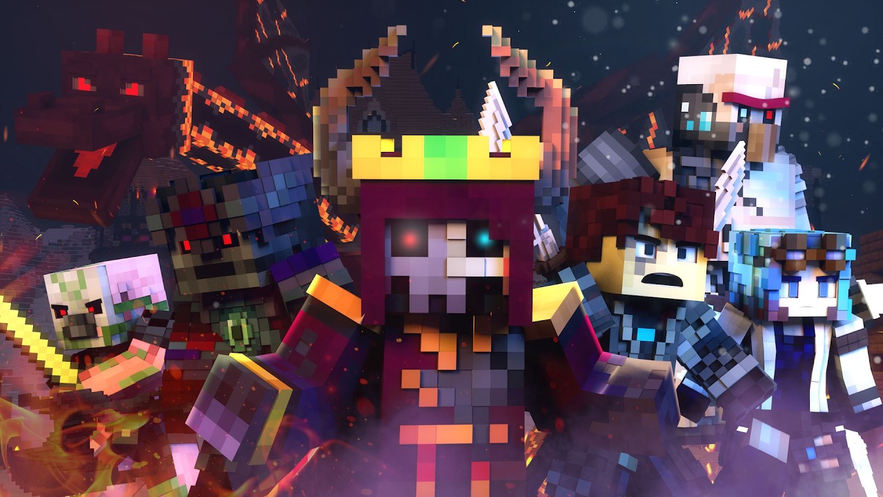 "Waterfall" - A Minecraft Music Video ♪ thumbnail from YouTube