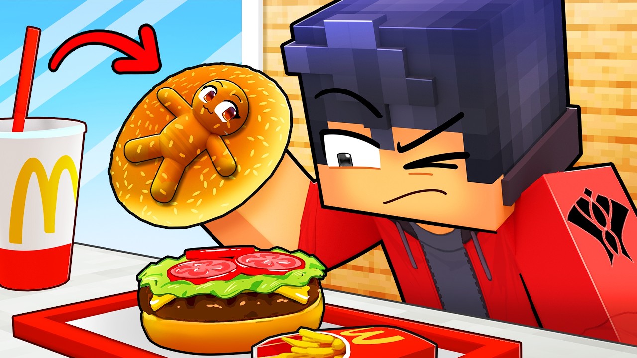 HIDING as FAST FOOD in Meccha Chameleon! thumbnail from YouTube
