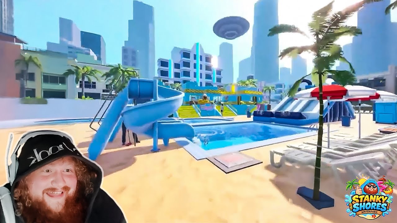 A UFO Showed Up To My Waterpark… (Stanky Shores Ep 9) thumbnail from YouTube