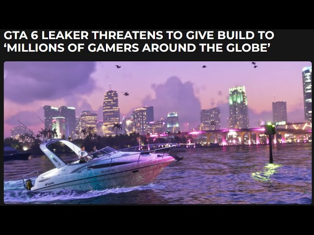 GTA 6 Leak Situation Got Even Crazier thumbnail from YouTube