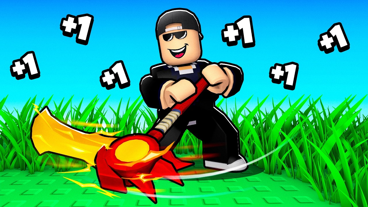 Getting RICH Cutting Grass in Roblox thumbnail from YouTube