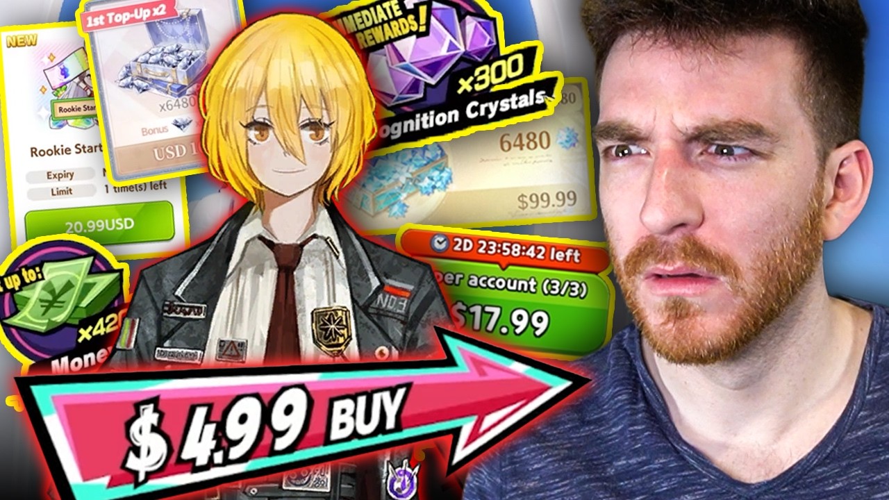 10 Gacha Games, but if they ask for money I quit thumbnail from YouTube