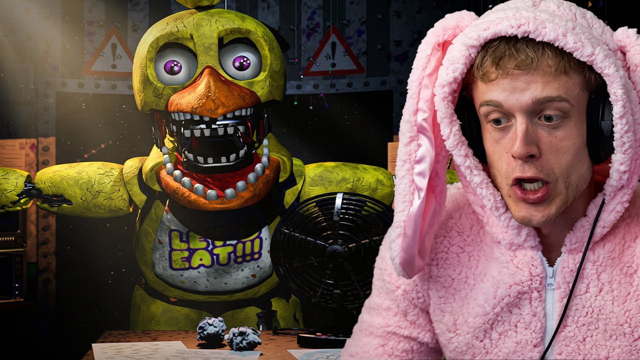 I Beat FNAF 2 In A Bunny Costume... thumbnail from YouTube