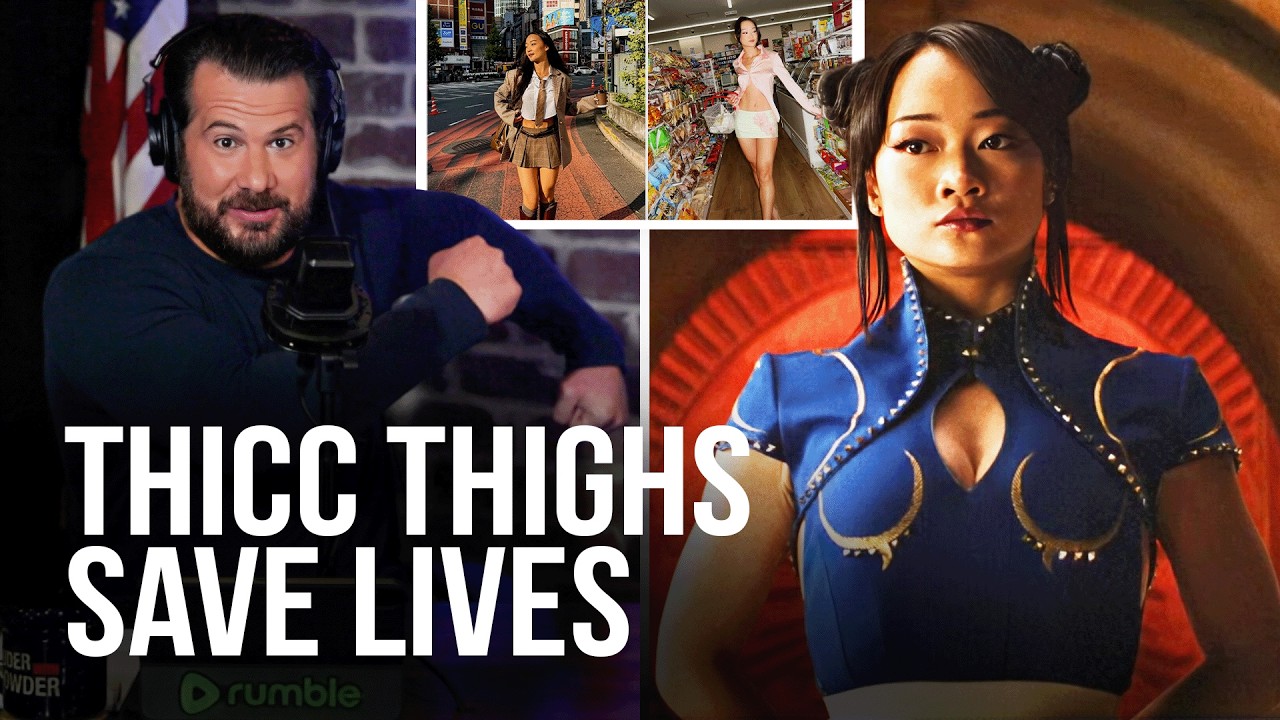 Crowder Reacts to the New Street Fighter Trailer and Chun-Li's Massive Thighs thumbnail from YouTube