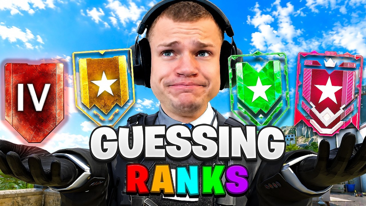 HARDEST GUESSING RANKS (Rainbow Six Siege) thumbnail from YouTube