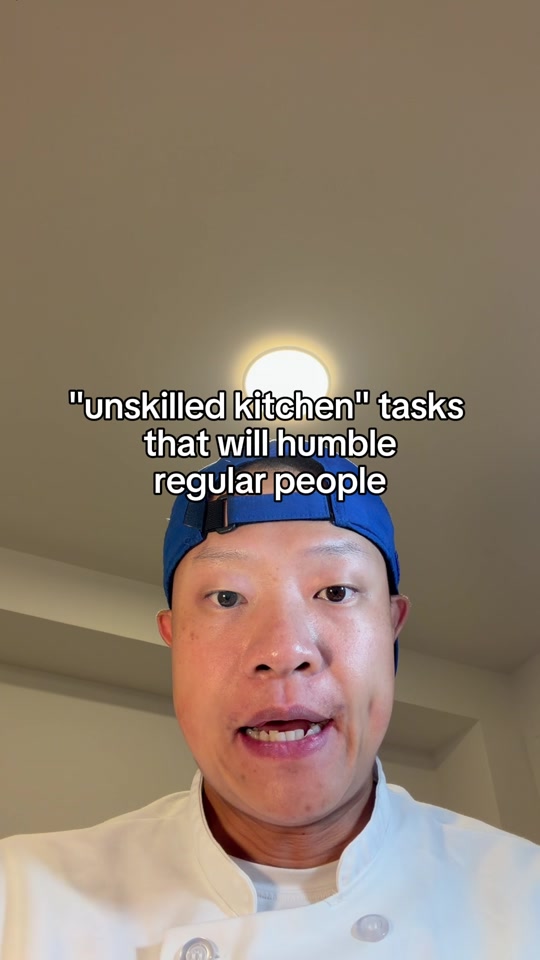 Kitchen “easy work” is basically manual labor with better snacks. chefsac.com thumbnail from TikTok