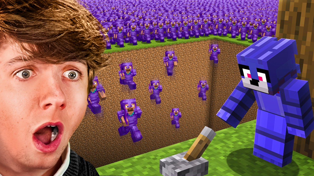 500 Hunters vs Minecraft's Best Trappers thumbnail from YouTube