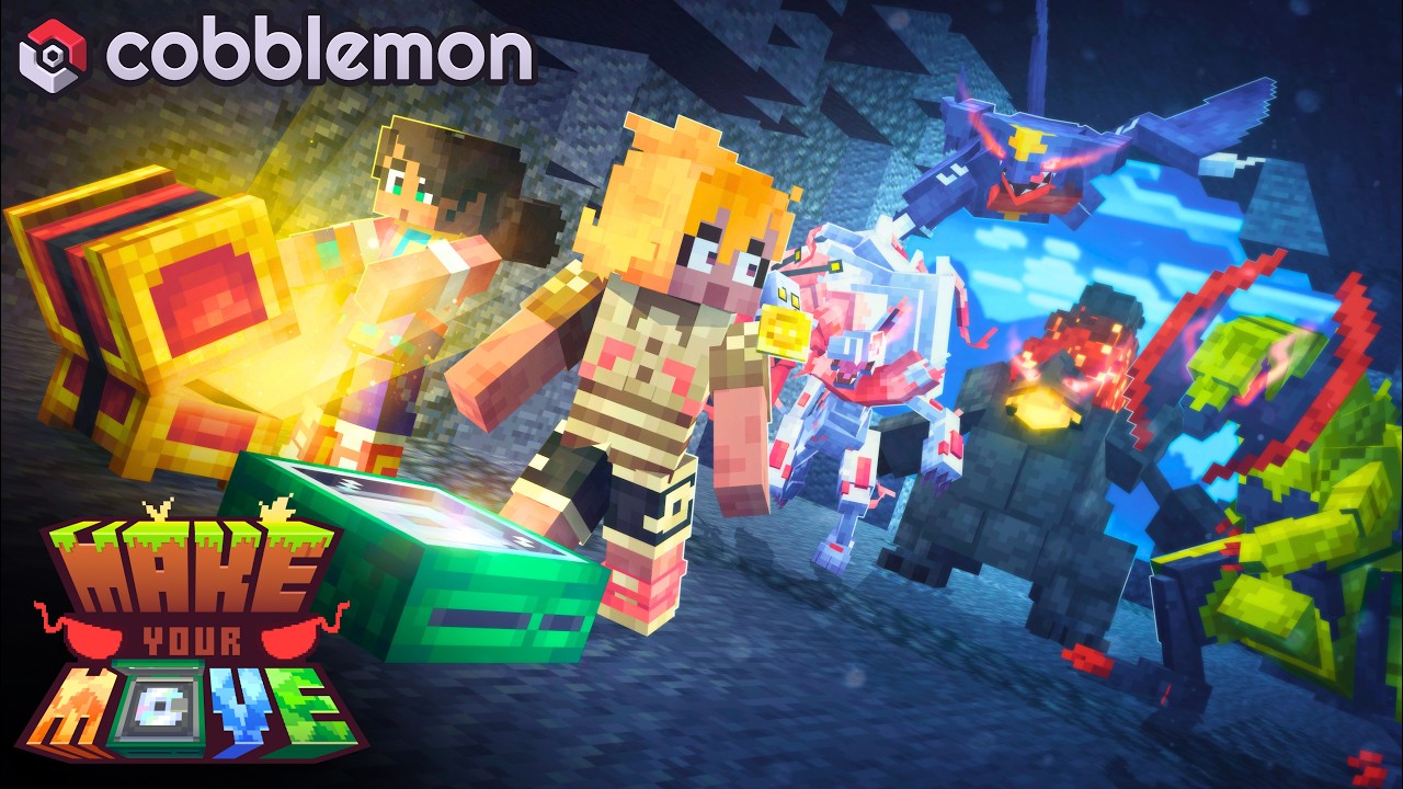 Official Trailer for Cobblemon 1.8 - Make Your Move Update thumbnail from YouTube
