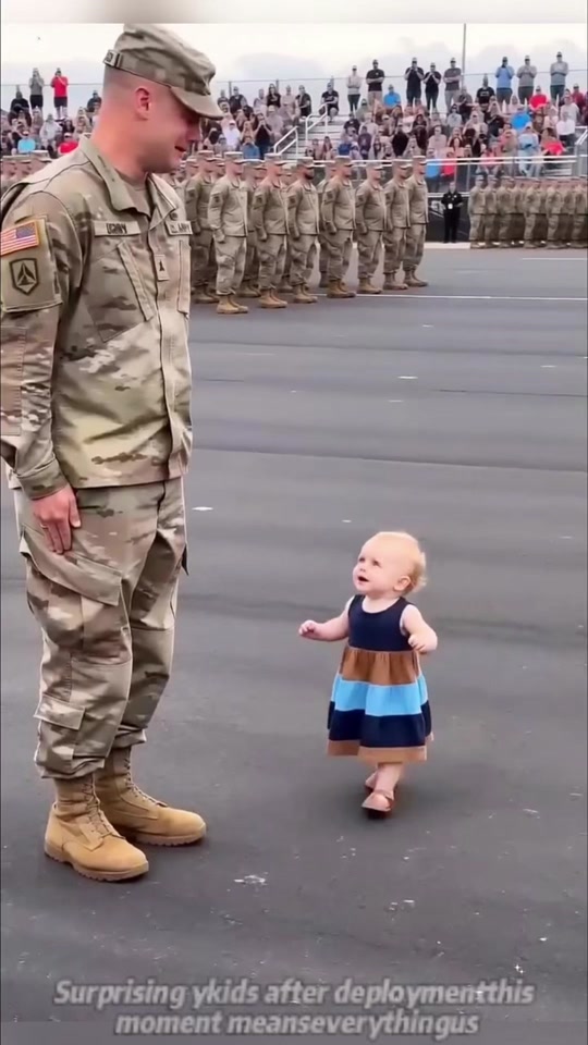 Surprising my kids after deployment…this moment means everything us 🥺💕 thumbnail from TikTok