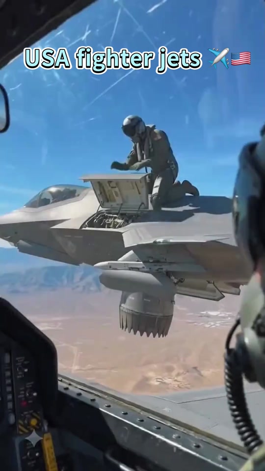 USA fighter jets ✈️🇺🇸 thumbnail from TikTok