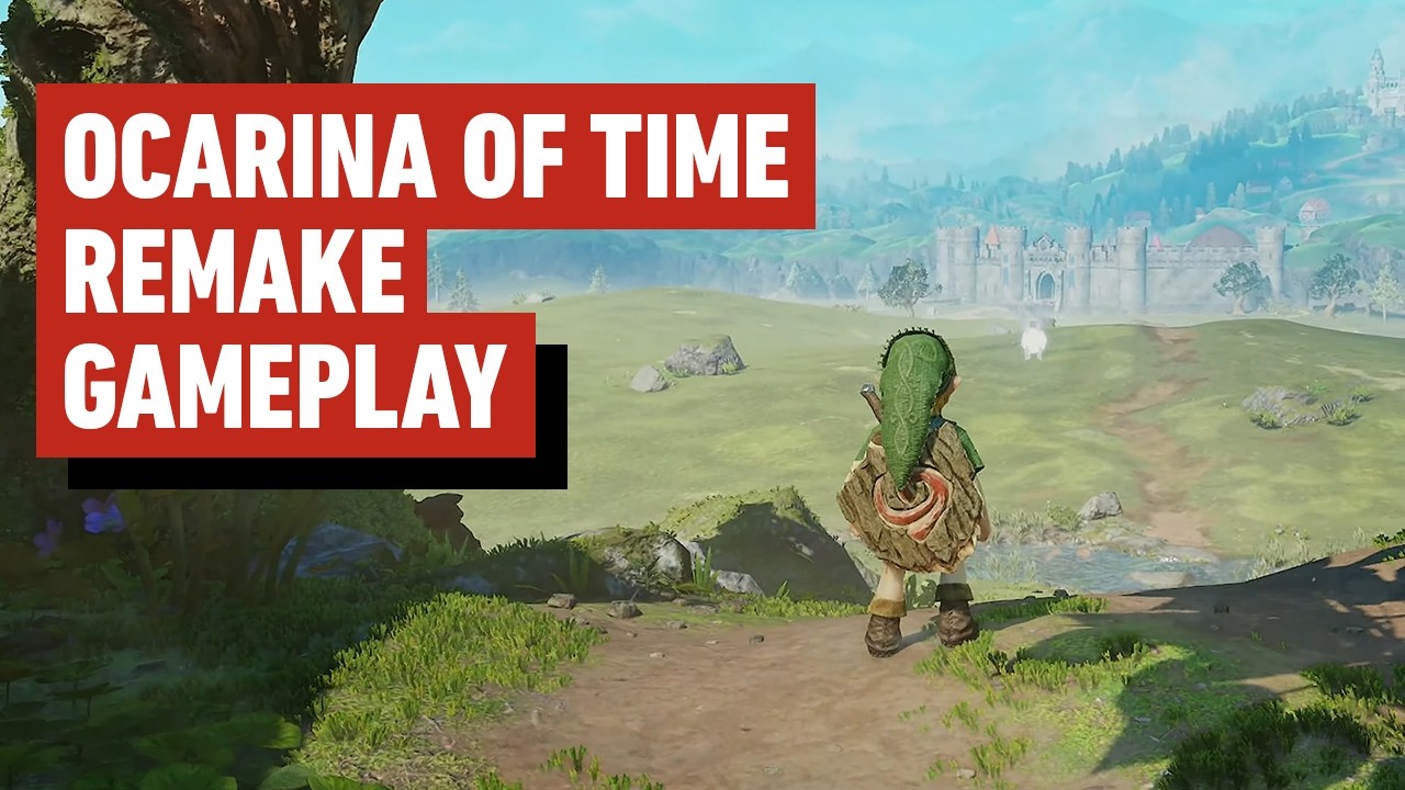 The Legend of Zelda: Ocarina of Time Remake Gameplay Revealed! thumbnail from YouTube