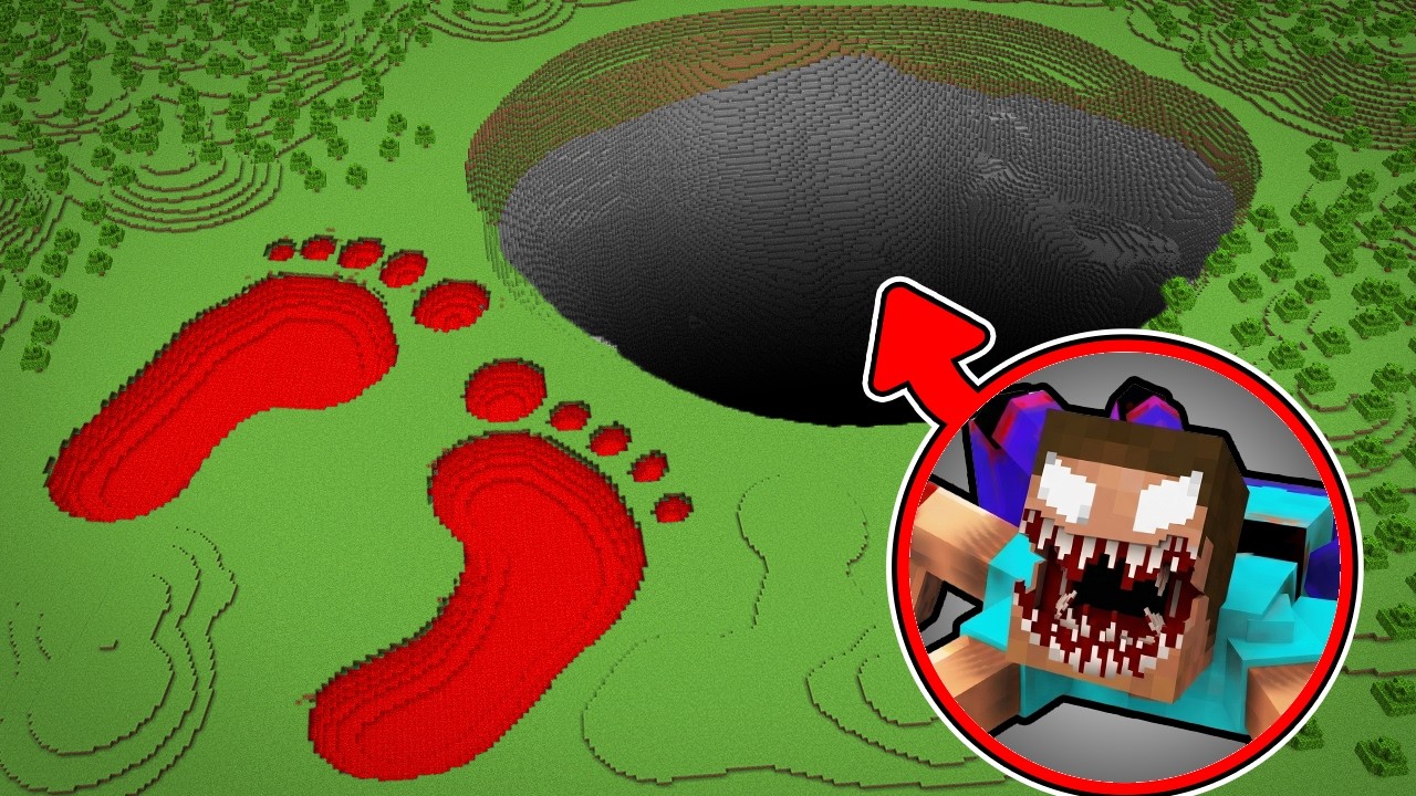 I Found FOOTPRINTS of FAMOUS Minecraft MONSTERS… thumbnail from YouTube