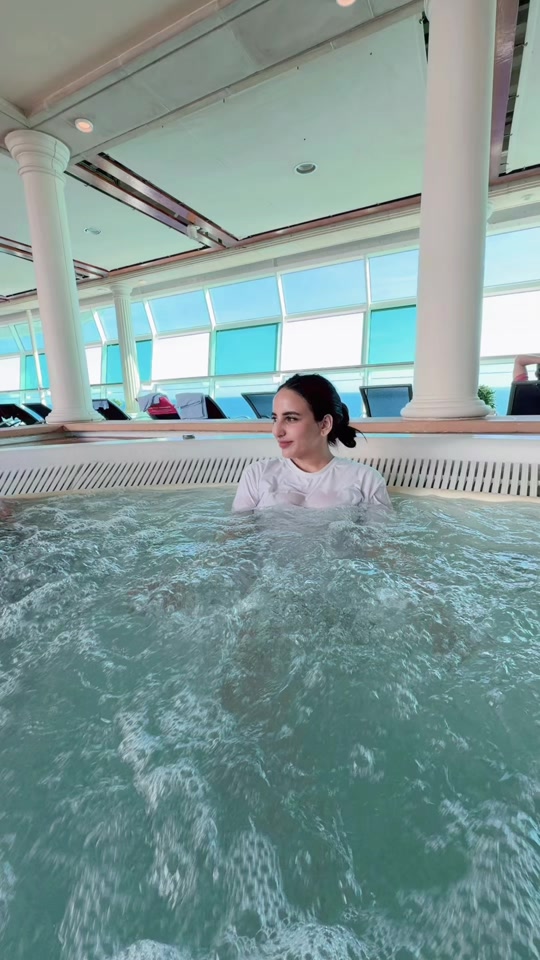 chilling by the Jacuzzi wow I'm so relaxed thumbnail from TikTok