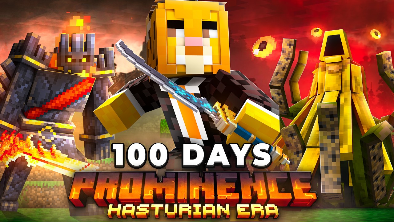 We Spent 100 Days Beating Prominence: Minecraft's HARDEST RPG thumbnail from YouTube