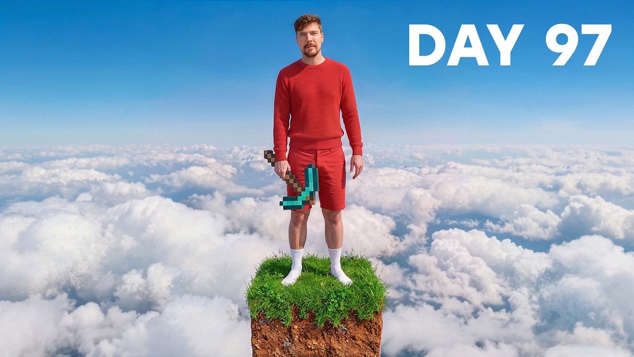 I Survived 100 Days on One Block thumbnail from YouTube