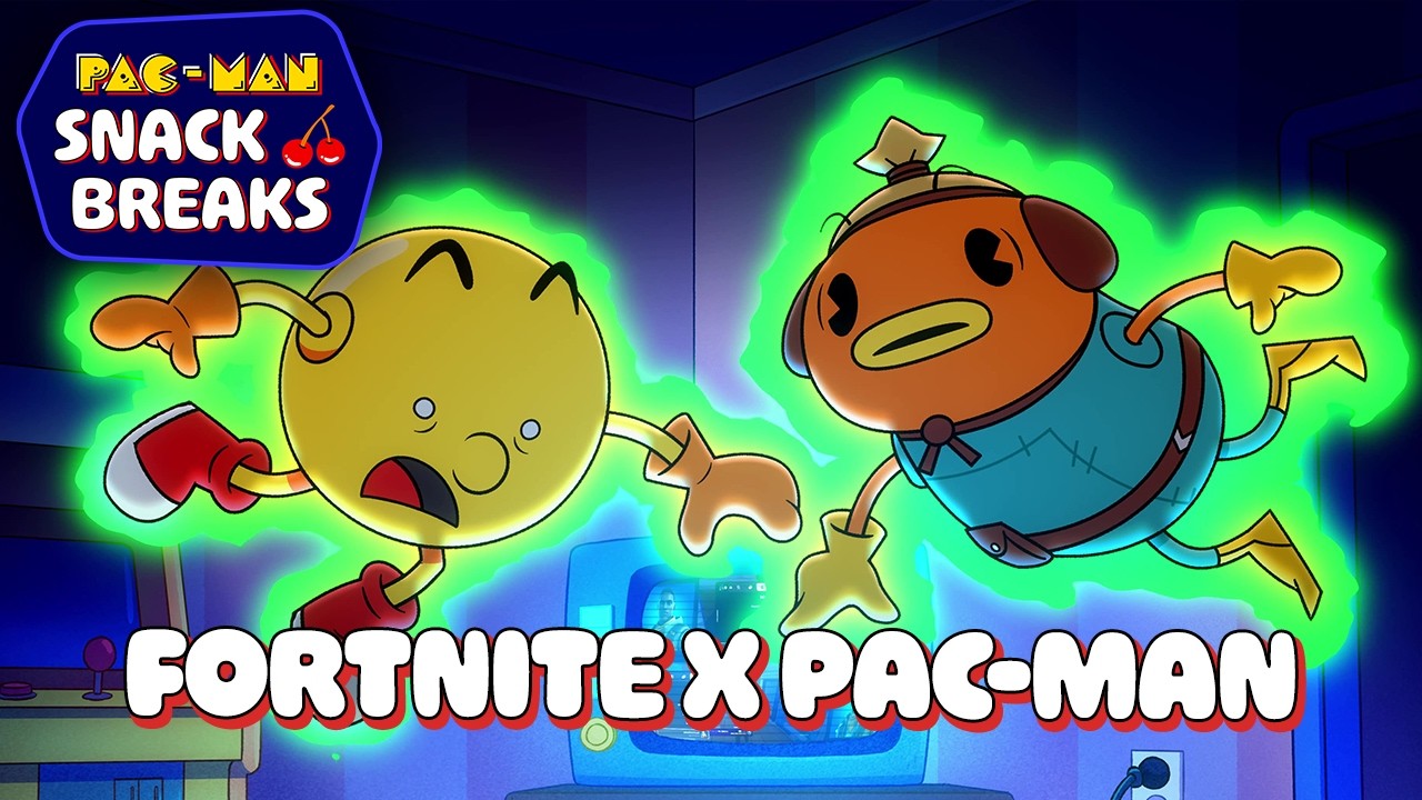 PAC-MAN: Snack Breaks | Fortnite x PAC-MAN Trailer thumbnail from YouTube