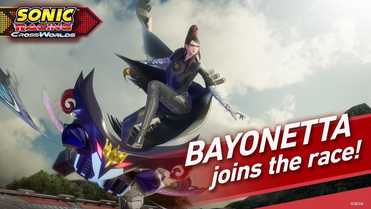 Sonic Racing: CrossWorlds - Bayonetta Teaser Trailer thumbnail from YouTube